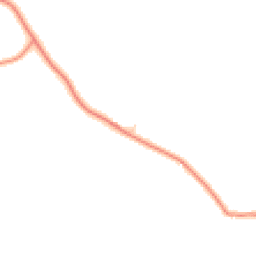 Daytime road noise heatmap for RG20 8BY