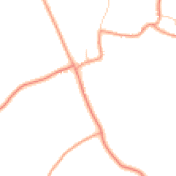 Daytime road noise heatmap for RG20 8DA