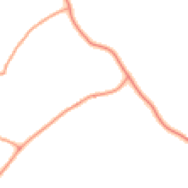 Daytime road noise heatmap for RG20 8DE