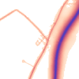 Daytime road noise heatmap for RG20 8RP