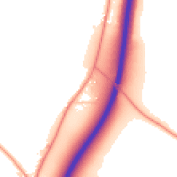 Daytime road noise heatmap for RG20 8SE
