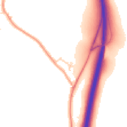 Daytime road noise heatmap for RG20 8SL