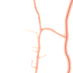 Daytime road noise heatmap for RG20 8TH