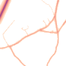 Daytime road noise heatmap for RG20 9JB