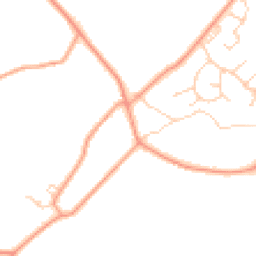 Daytime road noise heatmap for RG20 9UT