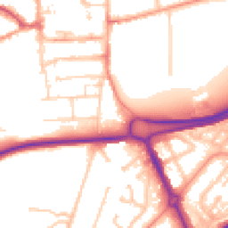 Daytime road noise heatmap for RG21 3AH