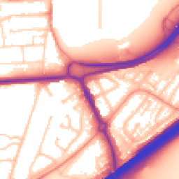 Daytime road noise heatmap for RG21 3AP