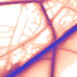Daytime road noise heatmap for RG21 3AU