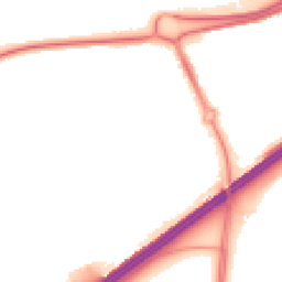 Night-time road noise heatmap for RG21 3BS