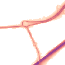 Night-time road noise heatmap for RG21 3BW