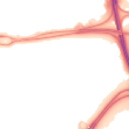 Night-time road noise heatmap for RG21 4DH