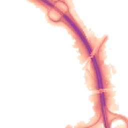 Night-time road noise heatmap for RG21 4FR