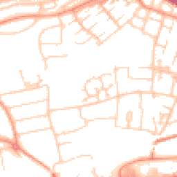 Daytime road noise heatmap for RG21 5GX