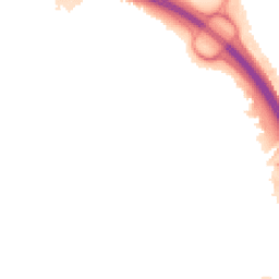 Night-time road noise heatmap for RG21 5LX
