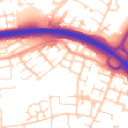 Daytime road noise heatmap for RG21 5QG