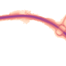 Night-time road noise heatmap for RG21 5QG