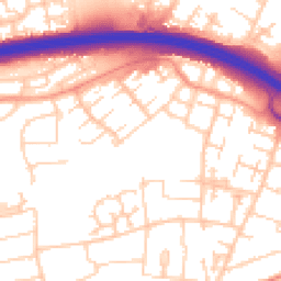 Daytime road noise heatmap for RG21 5QS
