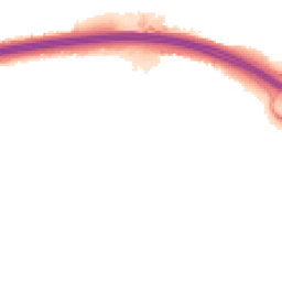 Night-time road noise heatmap for RG21 5QS