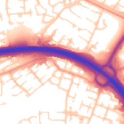 Daytime road noise heatmap for RG21 5RJ