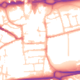Daytime road noise heatmap for RG21 7PE