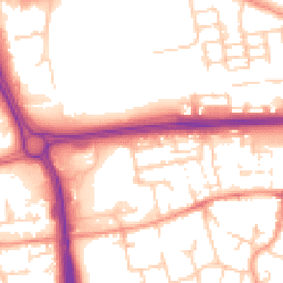 Daytime road noise heatmap for RG21 7SD