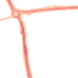 Night-time road noise heatmap for RG21 8ZZ
