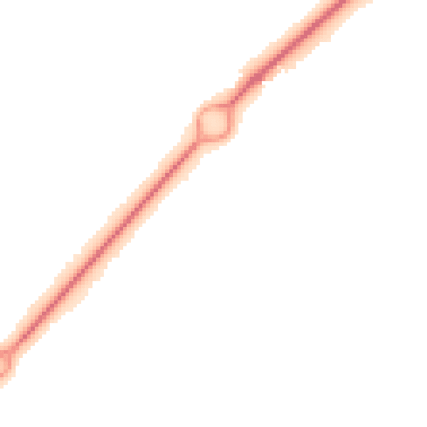 Night-time road noise heatmap for RG22 4TQ