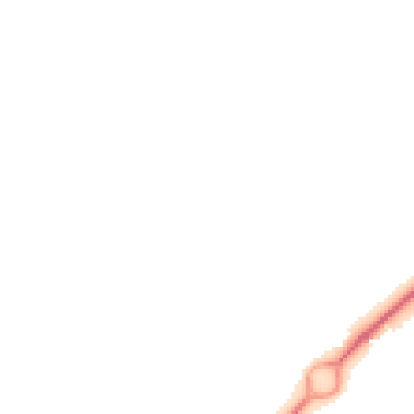 Night-time road noise heatmap for RG22 5LL