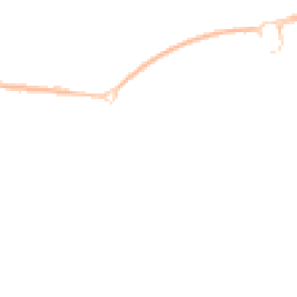 Night-time road noise heatmap for RG22 6UF
