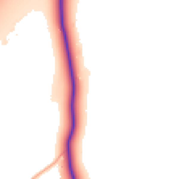 Daytime road noise heatmap for RG25 2JY