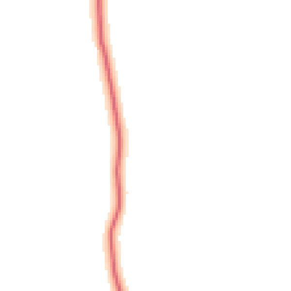 Night-time road noise heatmap for RG25 2JY
