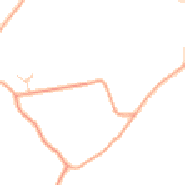 Daytime road noise heatmap for RG25 2NL