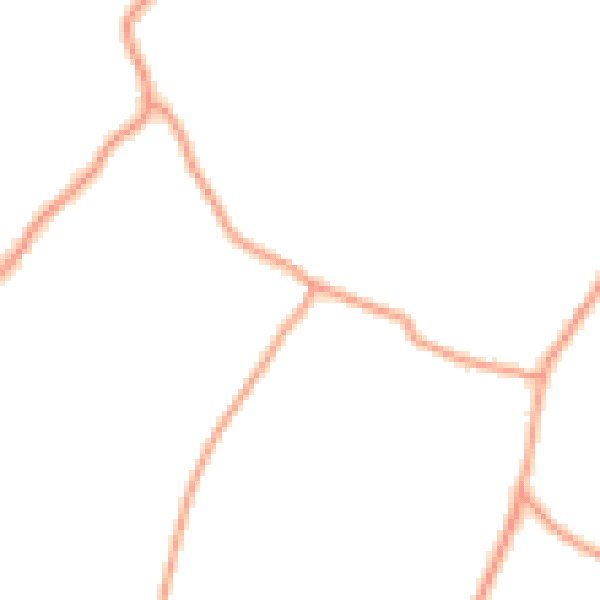 Daytime road noise heatmap for RG25 2QR