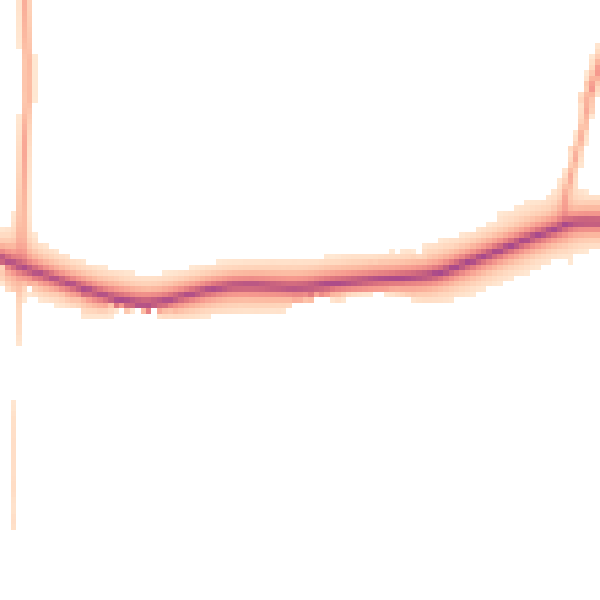 Daytime road noise heatmap for RG25 3AD