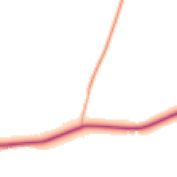 Daytime road noise heatmap for RG25 3AH