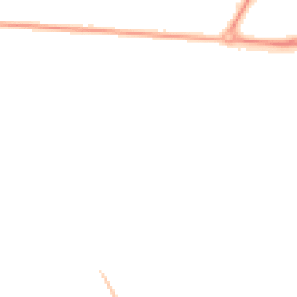 Night-time road noise heatmap for RG26 5NF