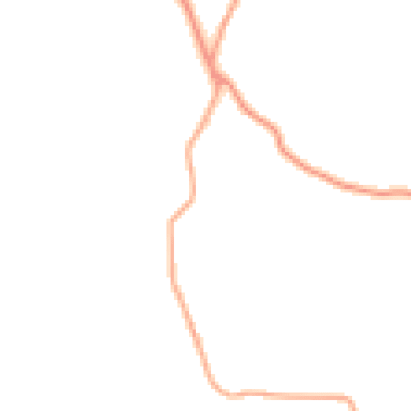 Daytime road noise heatmap for RG27 0BQ
