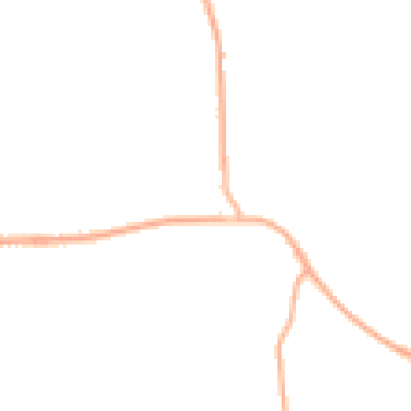 Night-time road noise heatmap for RG27 0NP