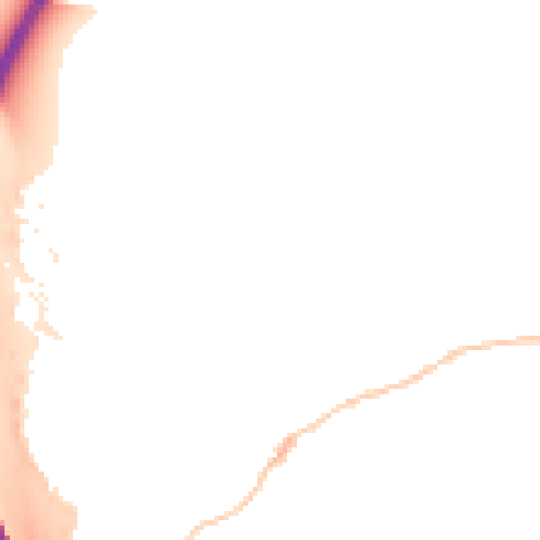 Night-time road noise heatmap for RG28 7HE