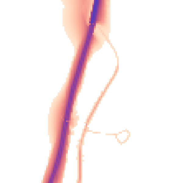 Daytime road noise heatmap for RG28 7PS