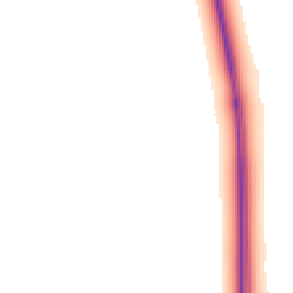 Night-time road noise heatmap for RG28 7RE