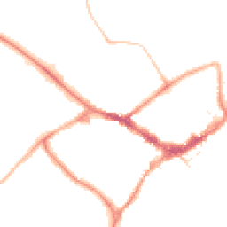 Night-time road noise heatmap for RG40 1BH
