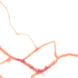 Night-time road noise heatmap for RG40 1BX