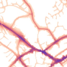 Daytime road noise heatmap for RG40 1ER