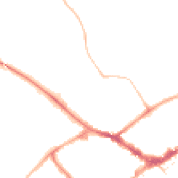 Night-time road noise heatmap for RG40 1ER