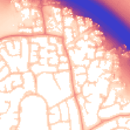 Daytime road noise heatmap for RG40 1QH
