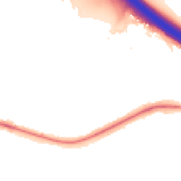 Night-time road noise heatmap for RG40 1RH