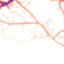 Daytime road noise heatmap for RG40 2DU