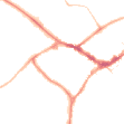 Night-time road noise heatmap for RG40 2FL