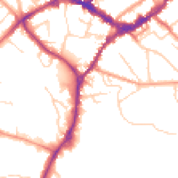 Daytime road noise heatmap for RG40 2LZ
